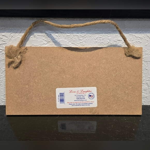 3/$20 Pekigese "Love is being owned by a..." Dog Hanging Sign Gift Wall Decor - Picture 2 of 2